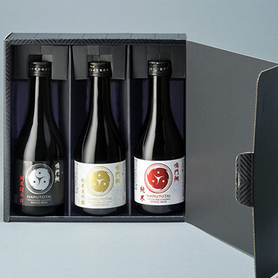 ギフト 鳴門鯛 巴 純米酒 ミニボトル飲みくらべ（300ml×3本）