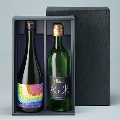 鳴門鯛 ワイングラスでおいしい純米酒セット