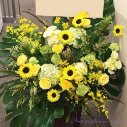 楽屋花　アレンジメント　二子玉川の花屋　ネイティブフラワーイーダ