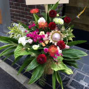 開店祝い　お花　大きなアレンジメント　二子玉川の花屋ネイティブフラワーイーダ