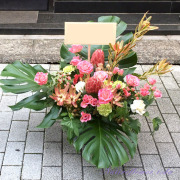 楽屋花　アレンジメント　二子玉川の花屋　ネイティブフラワーイーダ