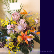 公演祝い　花　お祝い花　二子玉川の花屋　アレンジメント