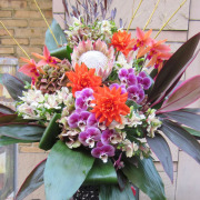 開店祝いスタンド花　都内配達のみ　二子玉川の花屋より配達