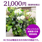 ネイティブフラワーイーダ 電話注文のお花　21,000円