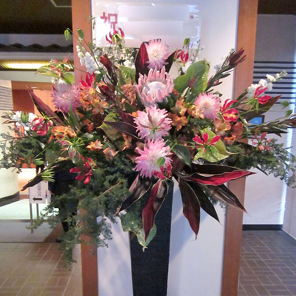 出演祝い　お祝い花　スタンド花　二子玉川の花屋ネイティブフラワーイーダ