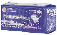 ナチュラムーン 生理用ナプキン(多い日の夜用 羽つき)