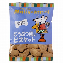 創健社 メイシーちゃん?のおきにいり　どうぶつ園のビスケット 70g