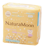ナチュラムーン 生理用ナプキン(普通の日用 羽なし)