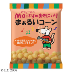 創健社 メイシーちゃん?のおきにいり　まぁるいコーン 35g