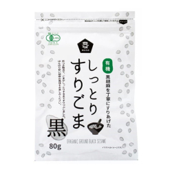 ムソー 有機しっとりすりごま・黒 80g