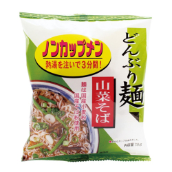 トーエー どんぶり麺・山菜そば 78g
