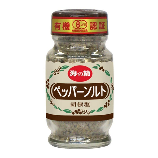 海の精 有機ペッパーソルト 55g