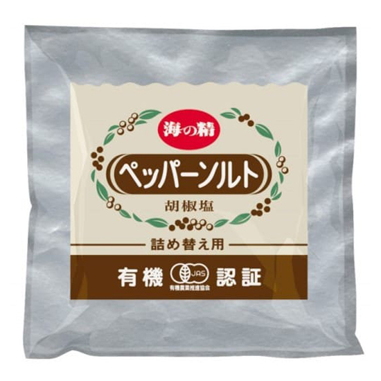 海の精 有機ペッパーソルト・詰め替え用 55g