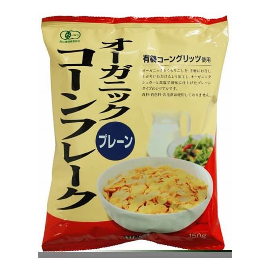 ムソー オーガニックコーンフレーク・プレーン 150g