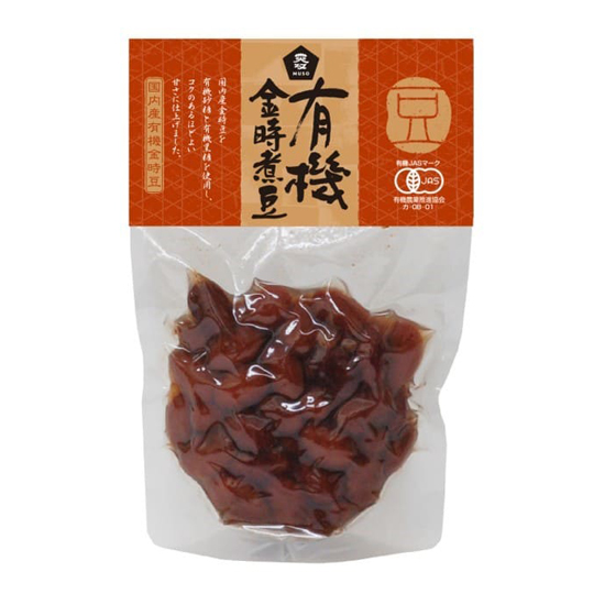 ムソー 有機金時煮豆 125g