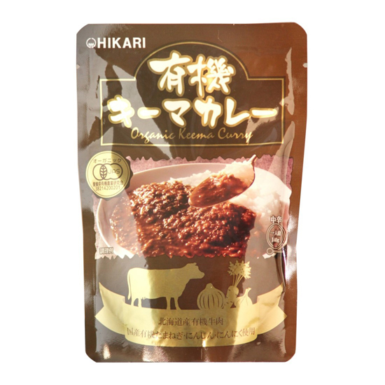 ヒカリ 有機キーマカレー・中辛 140g
