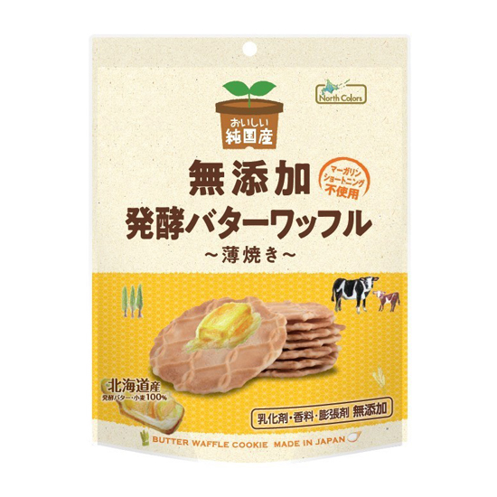 ノースカラーズ 純国産発酵バターワッフル 8枚