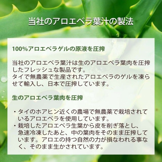 アロエベラ葉汁