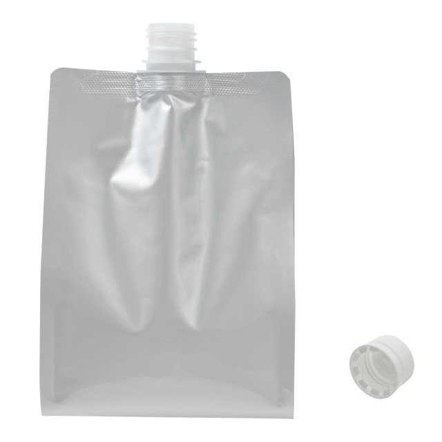 キャップ付 アルミガゼット (スタンド) 袋 1000ml