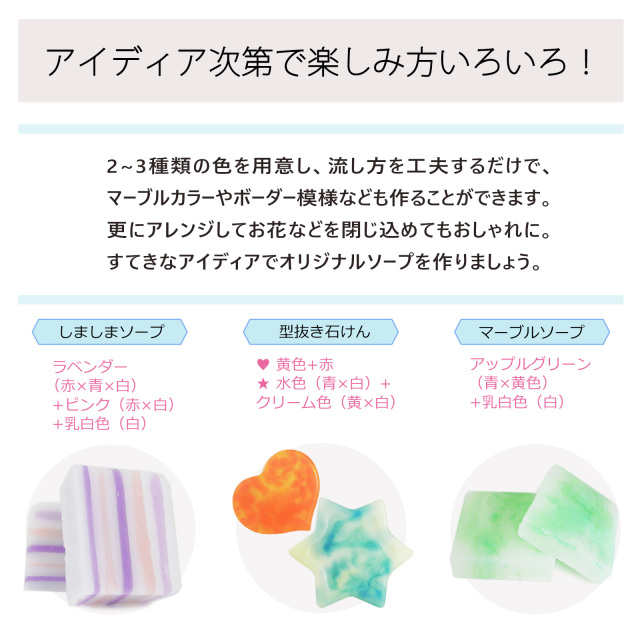 グリセリンクリアソープ色チップ