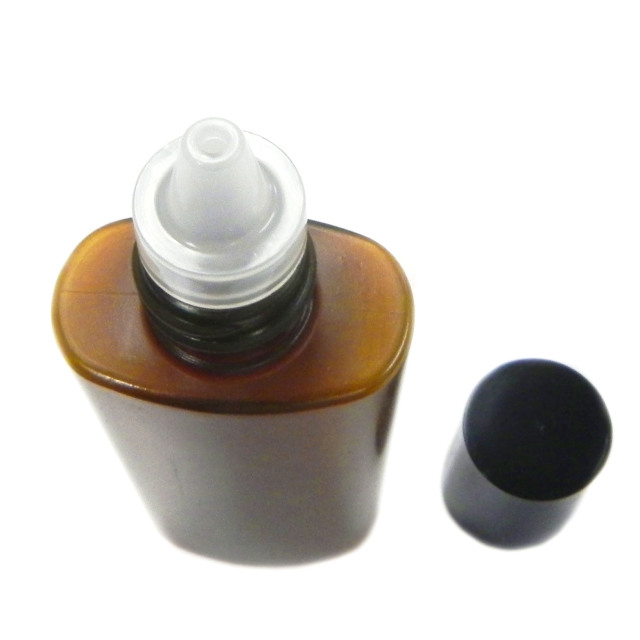 遮光ミニプラボトル容器 20mL （茶）