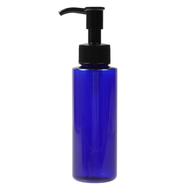 PETボトル ポンプ コバルトブルー 青 100ml
