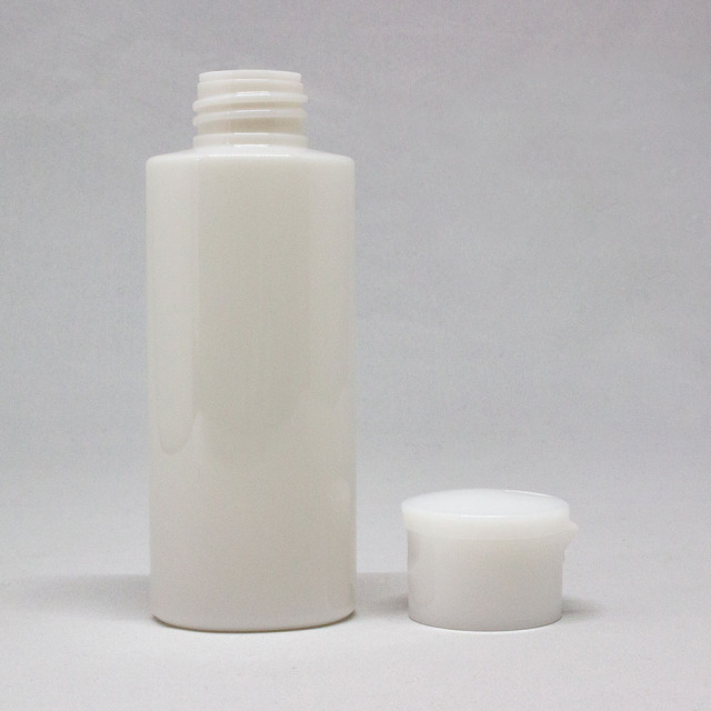 化粧水容器 材質 PET 乳白色 ワンタッチキャップ 100ml