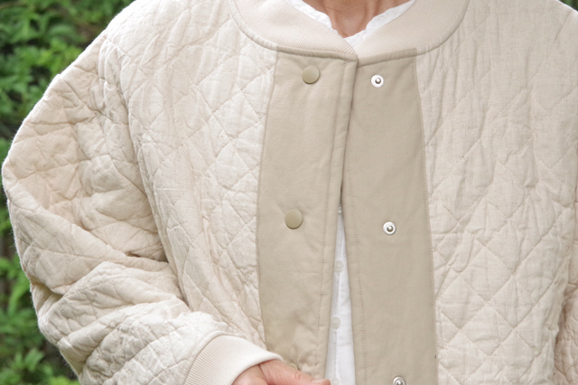 frenchbull cion キルティング　ジャケット　リネンコットン フレンチブル Cion コットンリネンキルトジャケット French Bull