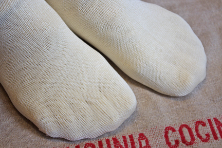 冷えとり靴下３枚目