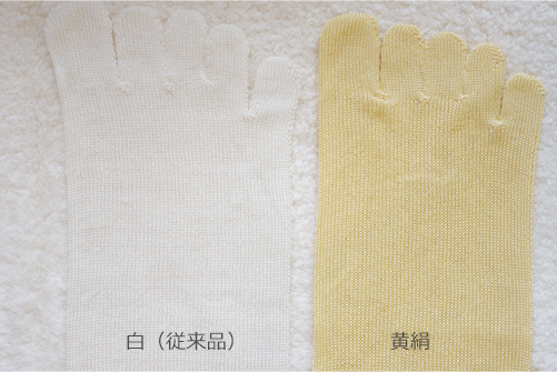 黄絹との色比較