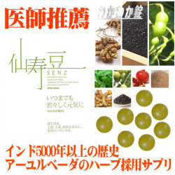 限定特価 わかわか錠【仙寿豆】エイジングケア ハーブサプリ 93粒 送料無料
