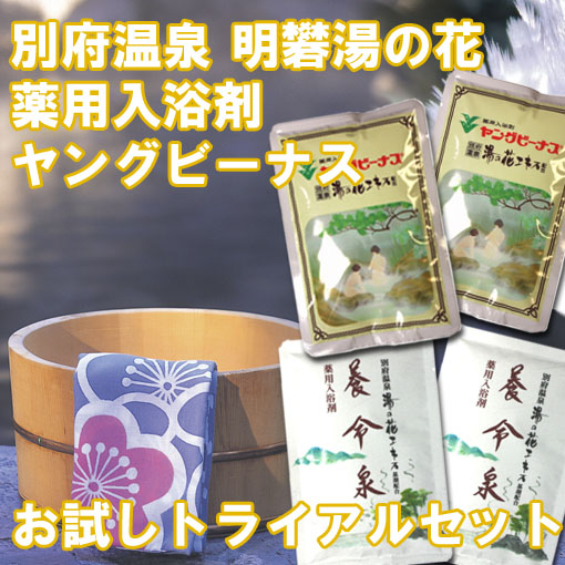 お試し別府明礬湯の花入浴剤トライアル