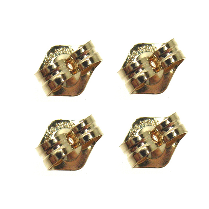 ピアスキャッチ（5.3mm×4mm）「ゴールドフィルド・14kgf」（25ペア）