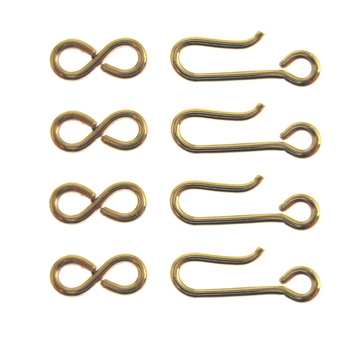 フック 留め具アクセサリーパーツ 14KGF （1個）