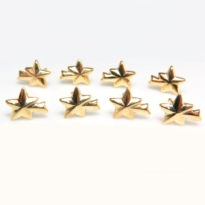 14kgfピアス（ゴールドフィルド）（シューティングスター「流れ星」6×8mm）（10ペア）