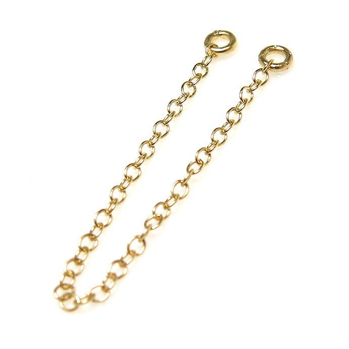 イヤージャケット 14kgf チェーン（アズキ）5cm（ゴールドフィルド）（50個）