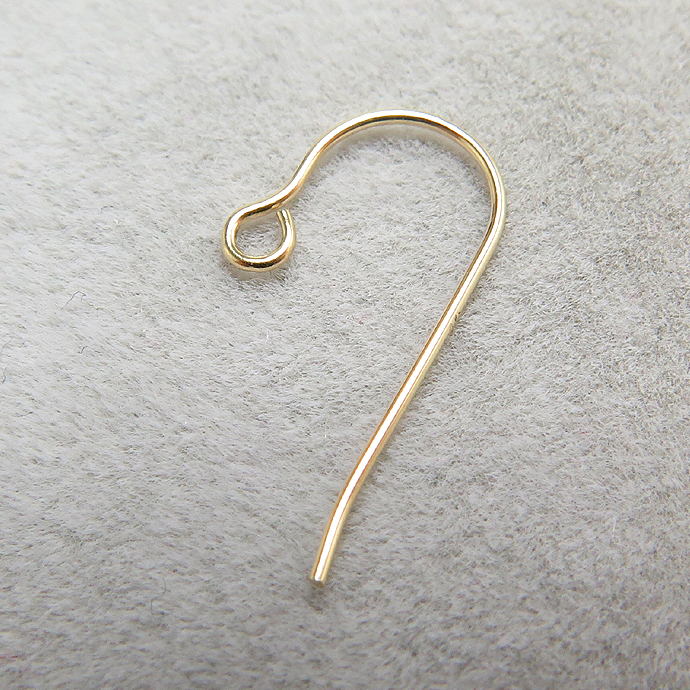 14Kイエローゴールド（14金）フレンチフックピアス（4個）