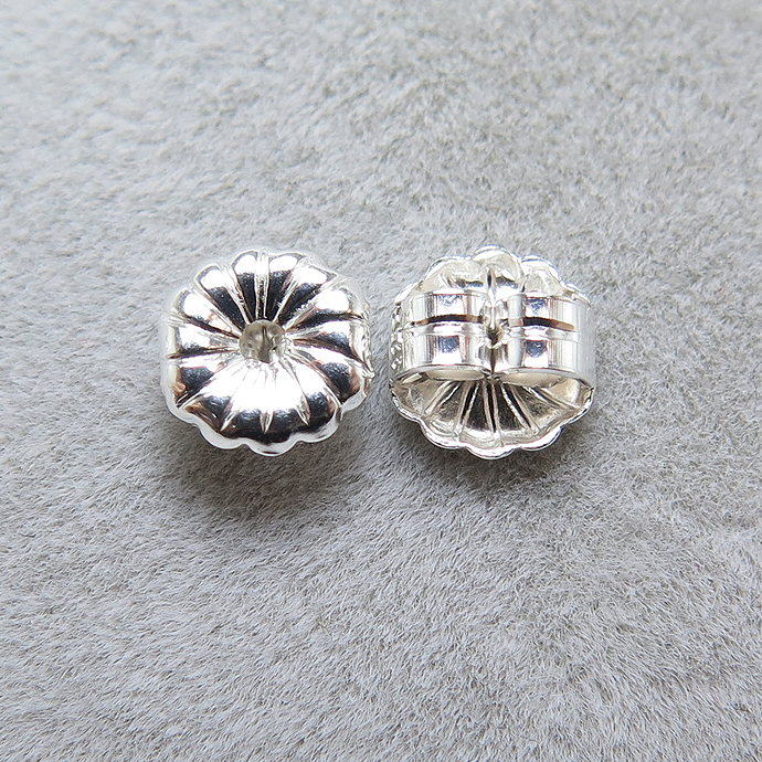 SV925パーツ/ピアスキャッチ（5.0mm×5.2mm）（20個）