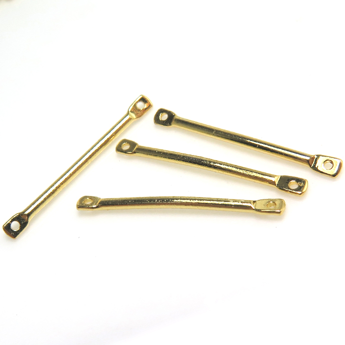 バーコネクター22mm （真鍮ブラス・ゴールドカラー）（100個）