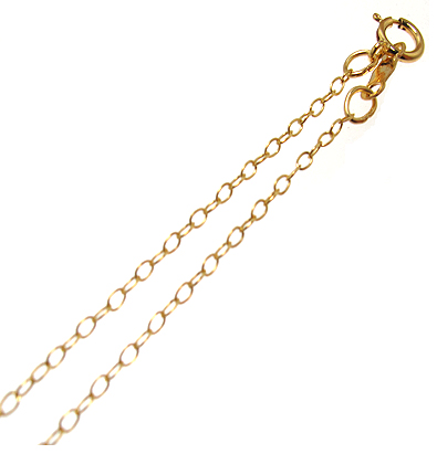 チェーンネックレス「14kgf（ゴールドフィルド）」40cm【アズキ・幅1.4mm】 1000本 【ポイント対象外商品】
