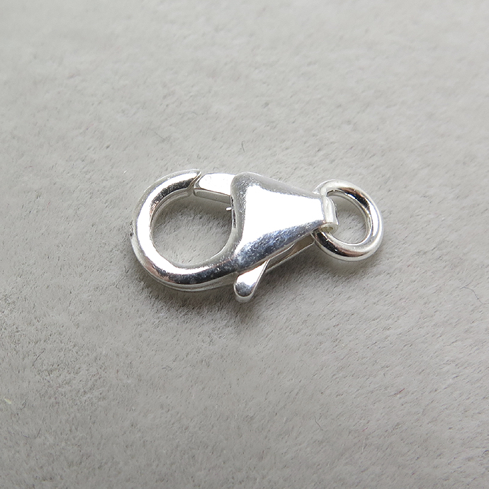 スターリングシルバー/カニカン（カン付）（4.0mm×7mm）「SV925」（25個）