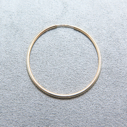 フープピアス（チューブ/1.25mm）30mm「14kgf（ゴールドフィルド）」（10個）