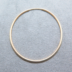 フープピアス（チューブ/1.25mm）35mm「14kgf（ゴールドフィルド）」（1個）