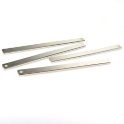 シルバーアクセサリーパーツ　バー（1ホール）2.5mm×38.1mm 「SV925」（50本）