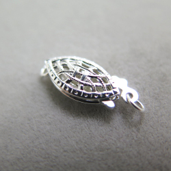 シルバーパーツ925/クラスプ・マーキス（6mm×12.3mm）（50個）