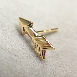 14kgfピアス（ゴールドフィルド）（矢・アロー）（25ペア/50個）