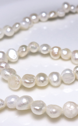 バロックパール ネックレス （淡水真珠）ホワイト系 6～7mm 50本 