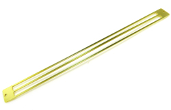 バングル ブレスレット ブランク バー 145mm×10mm×1mm（真鍮ブラス・ゴールドカラー）10個
