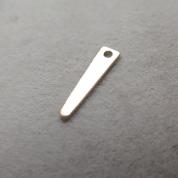 14kgfチャーム（スパイク）【13×3mm】「ゴールドフィルド」（50個）