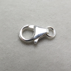 スターリングシルバー/カニカン（カン付）（4.0mm×7mm）「SV925」（25個）